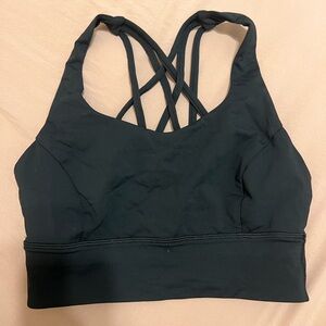 Black Lululemon Strappy Sports Bra